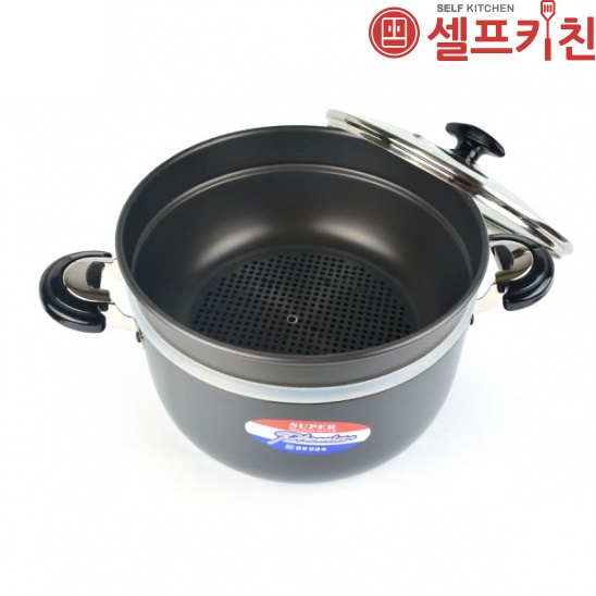 경질곰통 2단 찜솥 찜기 떡시루 실리콘바킹 고무패킹